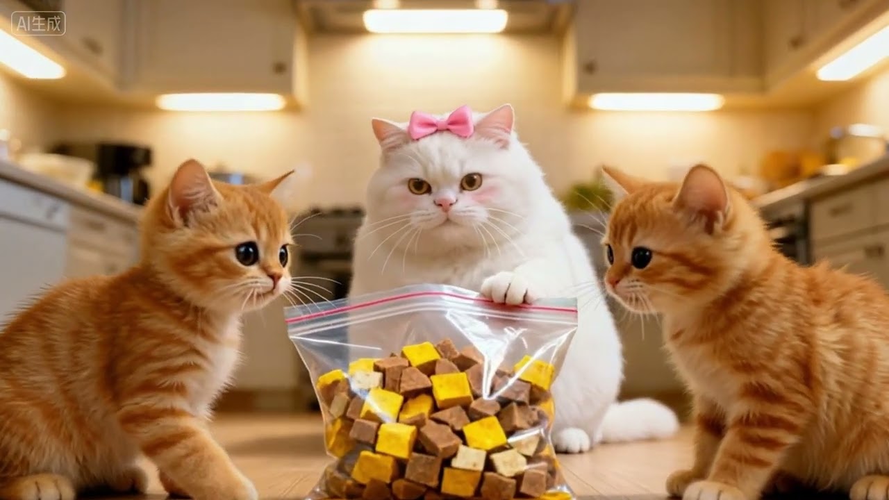 My Cat is Obsessed! 🐾 Watch These Kittens Chase Rainbow Balls Everywhere. 我的貓徹底著迷了！看小貓瘋狂追逐彩虹球，這畫面太解壓