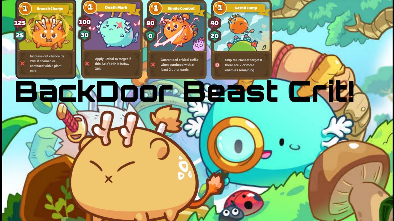 BACKDOOR GERBIL JUMP BEAST MIDLINE STRATEGY | Axie Infinity
