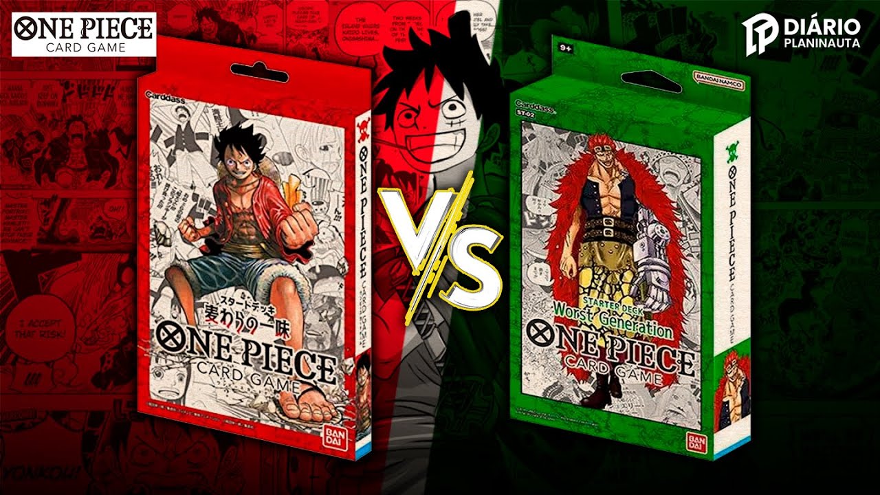 GAMEPLAY ONE PIECE TCG - STARTER DECKS LUFFY X KID