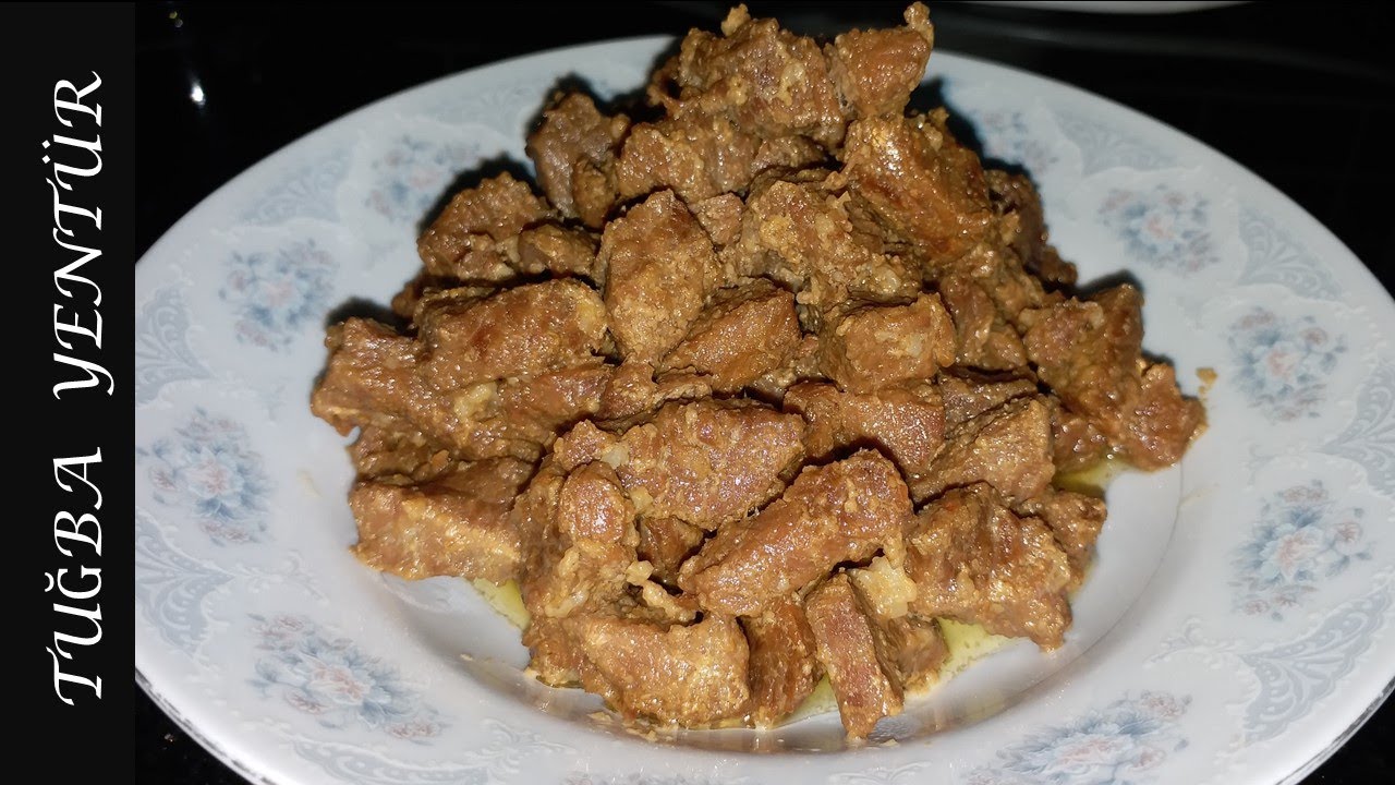 YAĞLI KAVURMA ESKİ USUL LOKUM GİBİ || ET YEMEĞİ TARİFLERİ