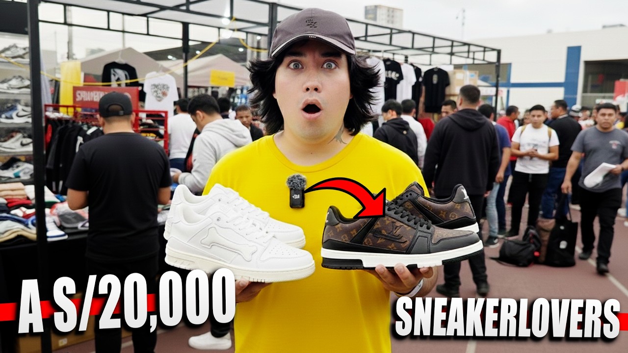 Ésta es la Feria de MILLONARIOS con las ZAPATILLAS MÁS CARAS del Perú 👟🔥 | ¿La mejor feria?