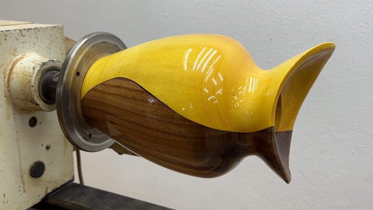 A Extraordinary Work Art - Carpenters Crafting Wood Skills On Lathe Are Truly Unbelievable