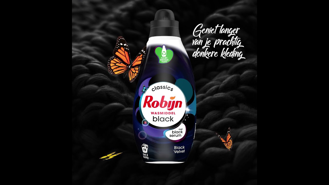 Robijn Klein & Krachtig wasmiddel Black Velvet