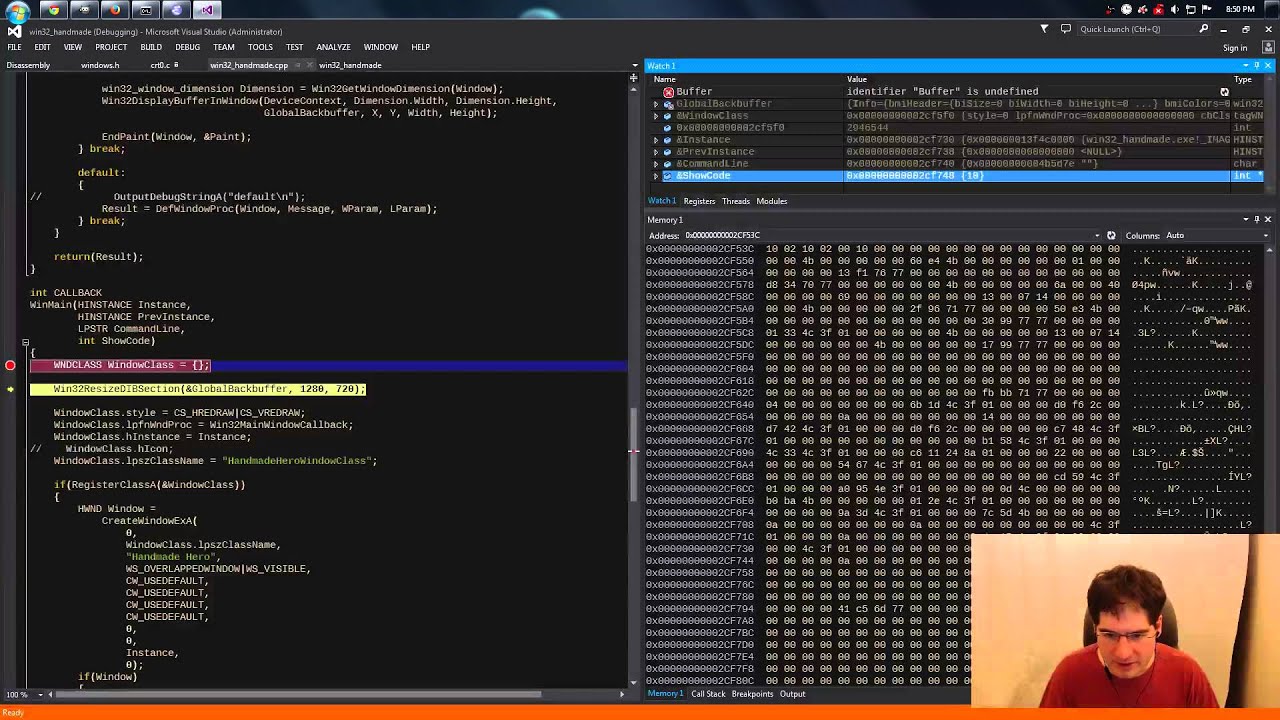 Handmade Hero Day 005 - Windows Graphics Review