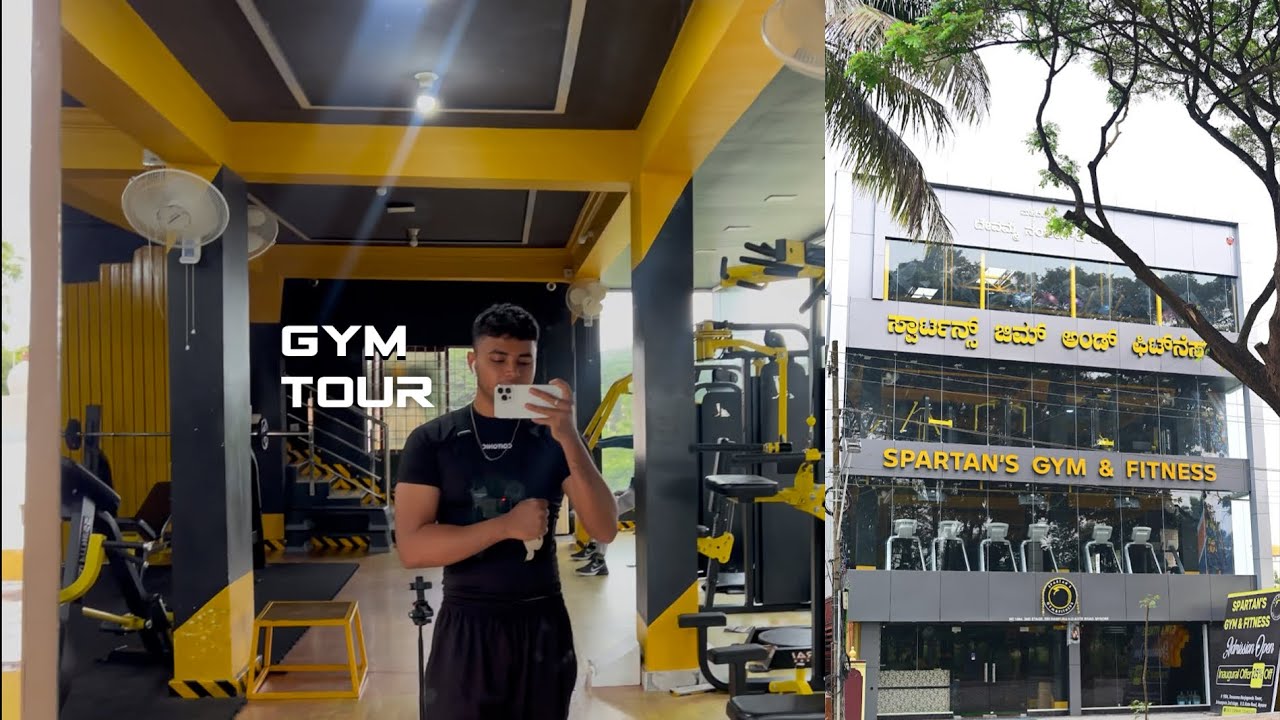 FINDING A GYM IN MYSORE | NEW GYM TOUR⚡️| SPARTANS GYM MYSORE SRIRAMPURA | WORKOUT SESSION