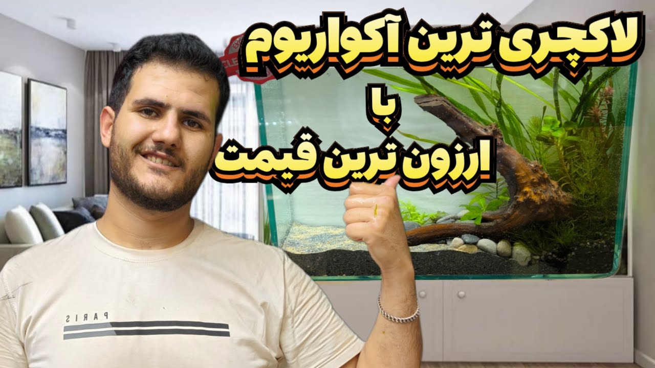 طراحی یکی از لاکچری ترین آکواریوم های بازار