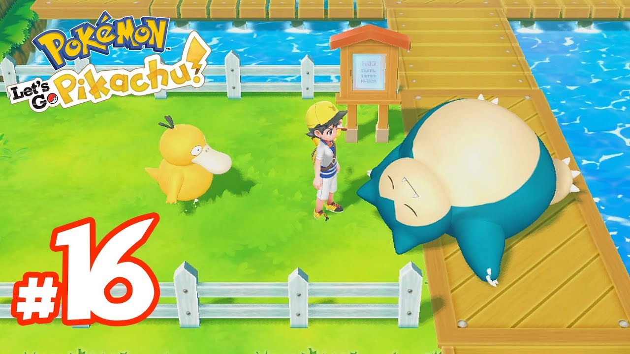 SNORLAX EN EL CAMINO #16 | Pokémon: Let's Go, Pikachu!
