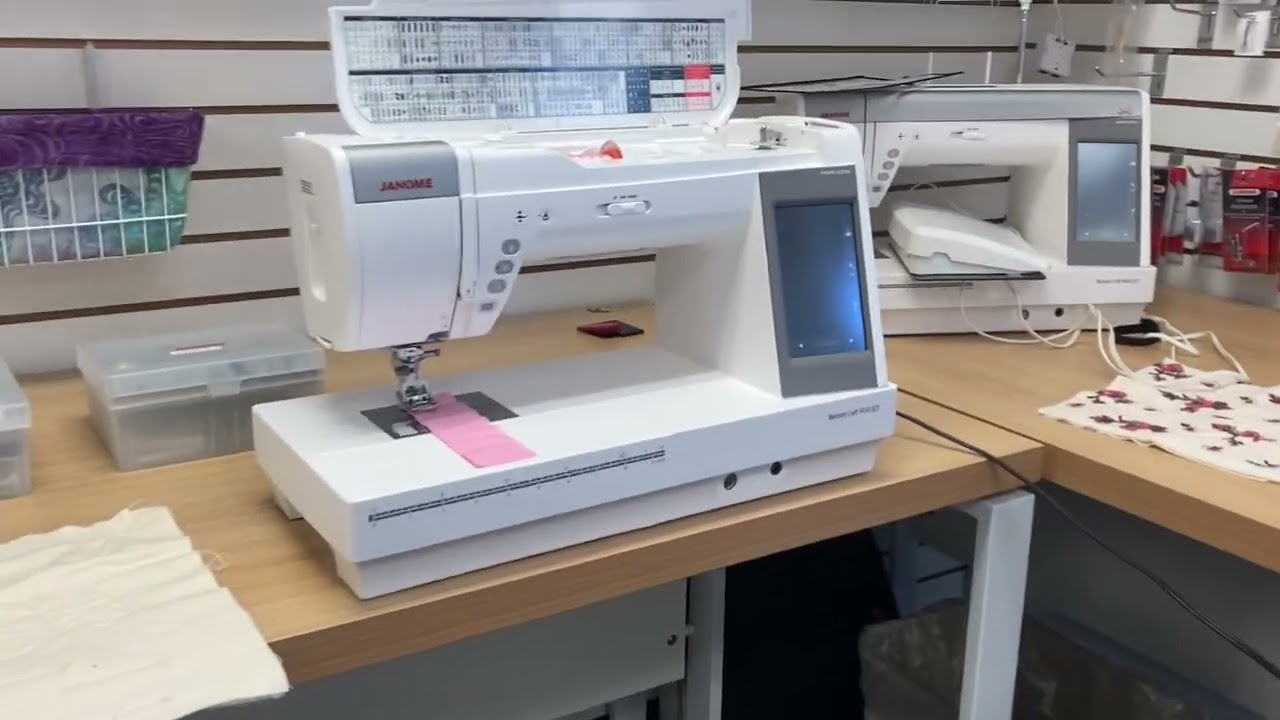 Underrated sewing machine features: throat space, integrated dual feed, pivot, etc. Janome, Bernina.