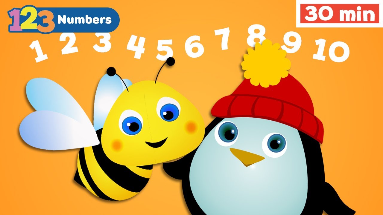 Learn Numbers with Funny Animals for Toddlers | Early Learning Videos | Fun Counting | Numbers Songs