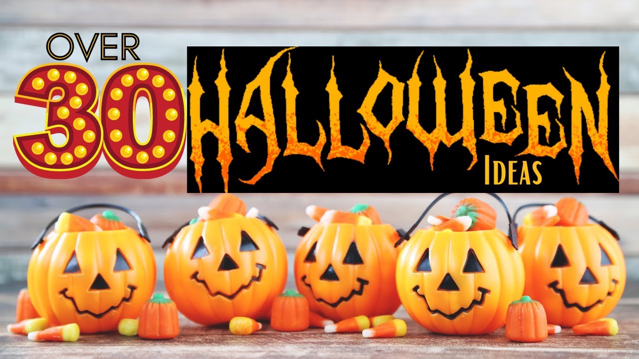 Halloween DIYs MEGA video Fun/Not Scary Crafts - Witches/Bats/Cats/Candy Corn/More!