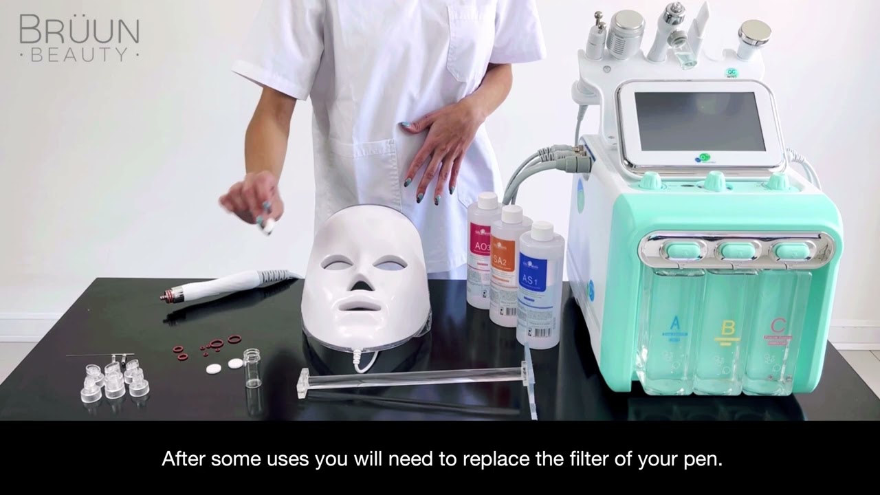 [Советы 4] Инструкция по использованию аппарата для пилинга лица Hydra Aqua Peeling 7 в 1 | Аксес...