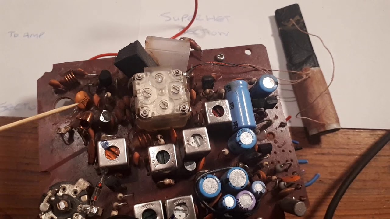 Old AM/FM radio basic circuit analysis