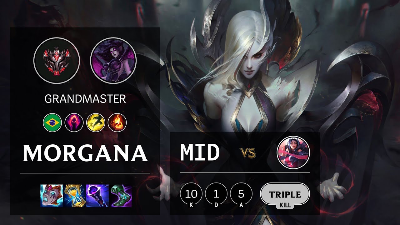 Morgana Mid vs Irelia - BR Grandmaster Patch 11.5