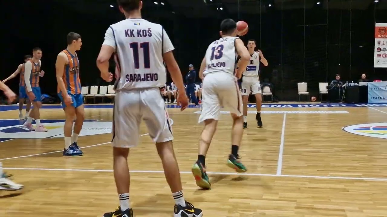 KK Koš (BiH) - KK Junior (Podgorica MNE) 47:50 Sarajevo Super Kup 2026 Finale (Juniori U18) 
