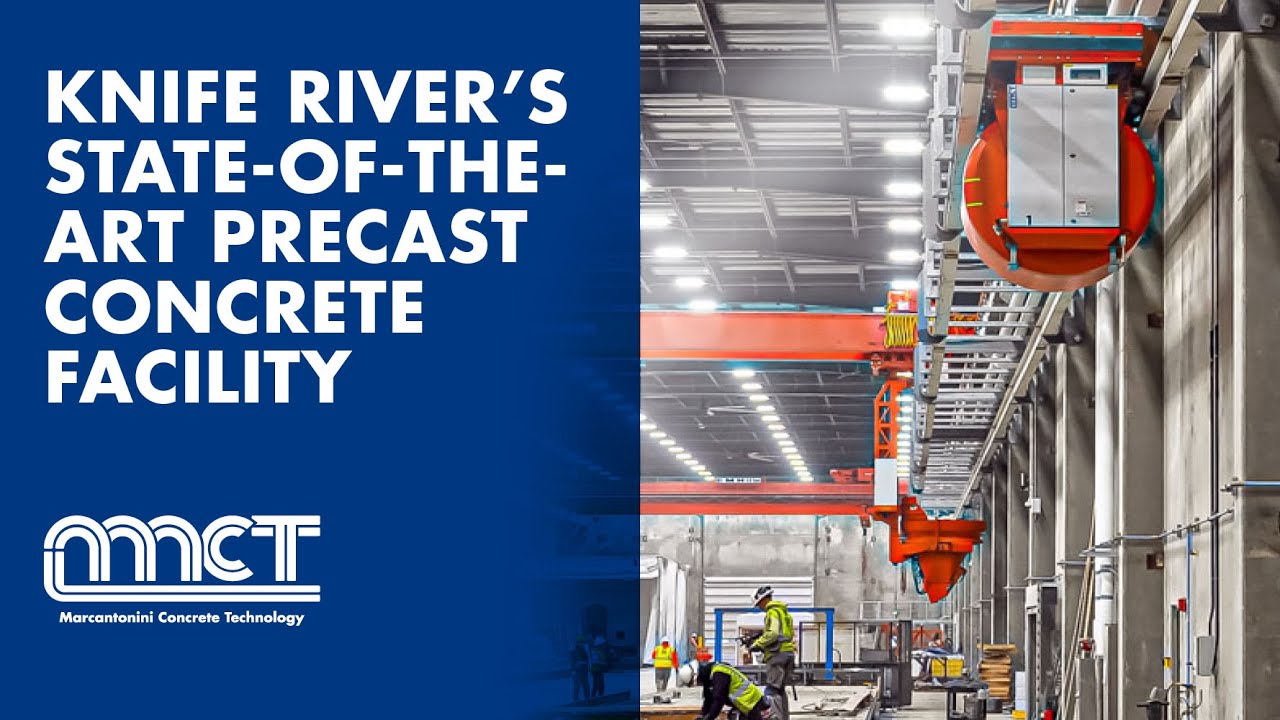 Knife River’s state-of-the-art precast concrete facility