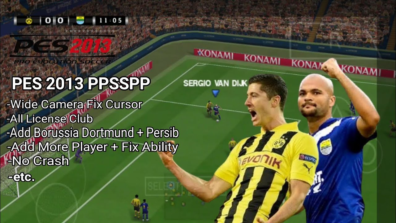PES 2013 PPSSPP FULL LICENSE
