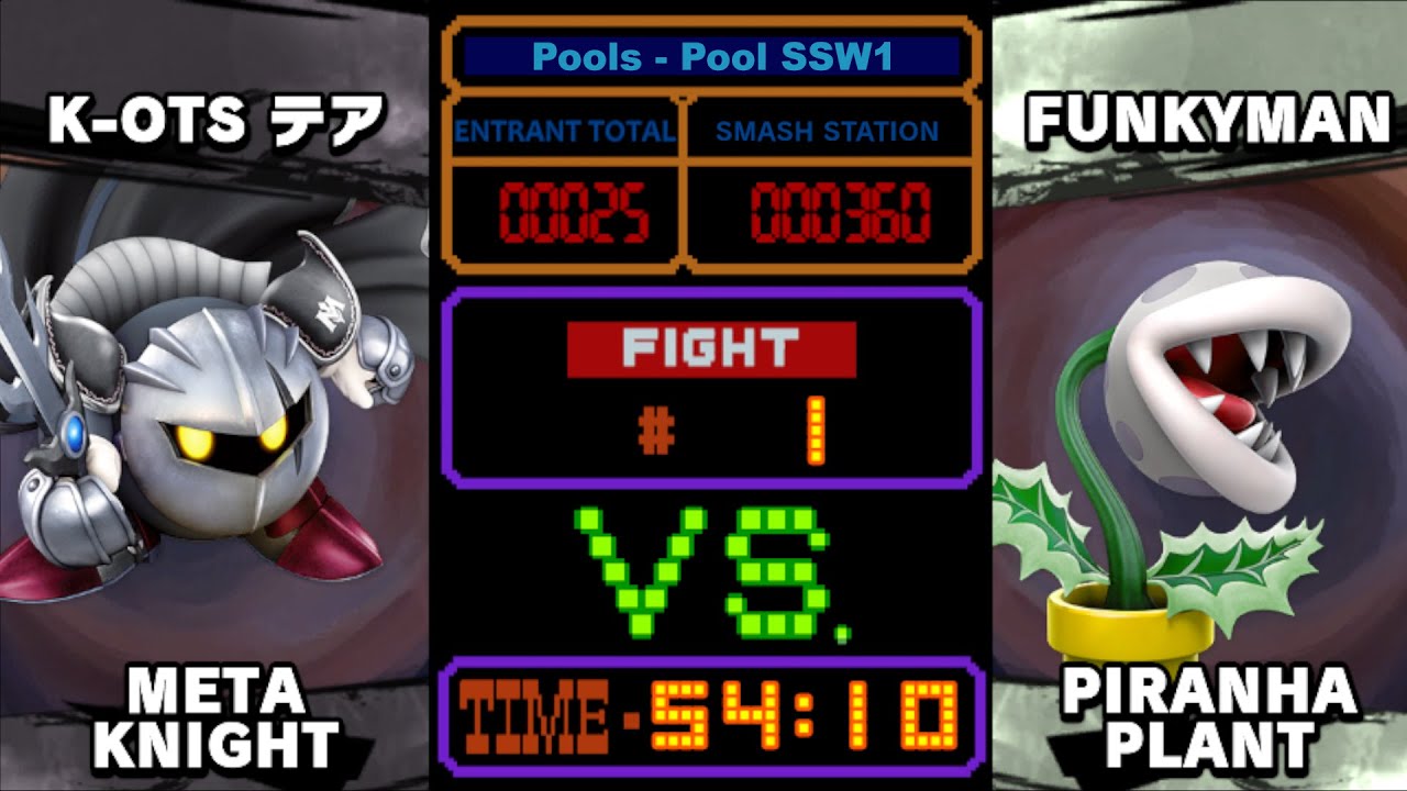 Smash Station: #360 - テア | MR | CBC | TG | K-OTS テア vs FUNKYMAN - Pools - Pool SSW1