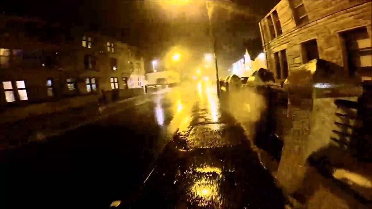 Ardrossan to Stevenston in Heavy Rain
