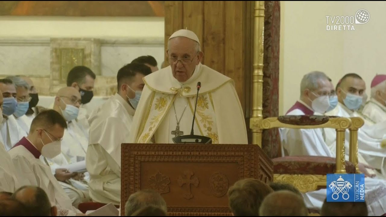Papa Francesco in Iraq, l'Omelia della Messa nella Cattedrale di San Giuseppe a Baghdad, 6/3/2021