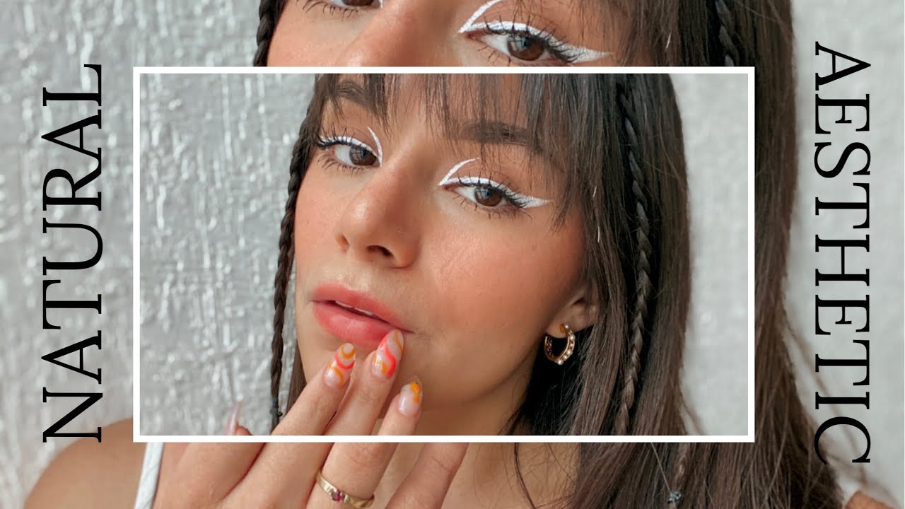 Maquillaje SIN BASE para SALIR ❤️! Con delineado GRÁFICO! // Anel Flynn