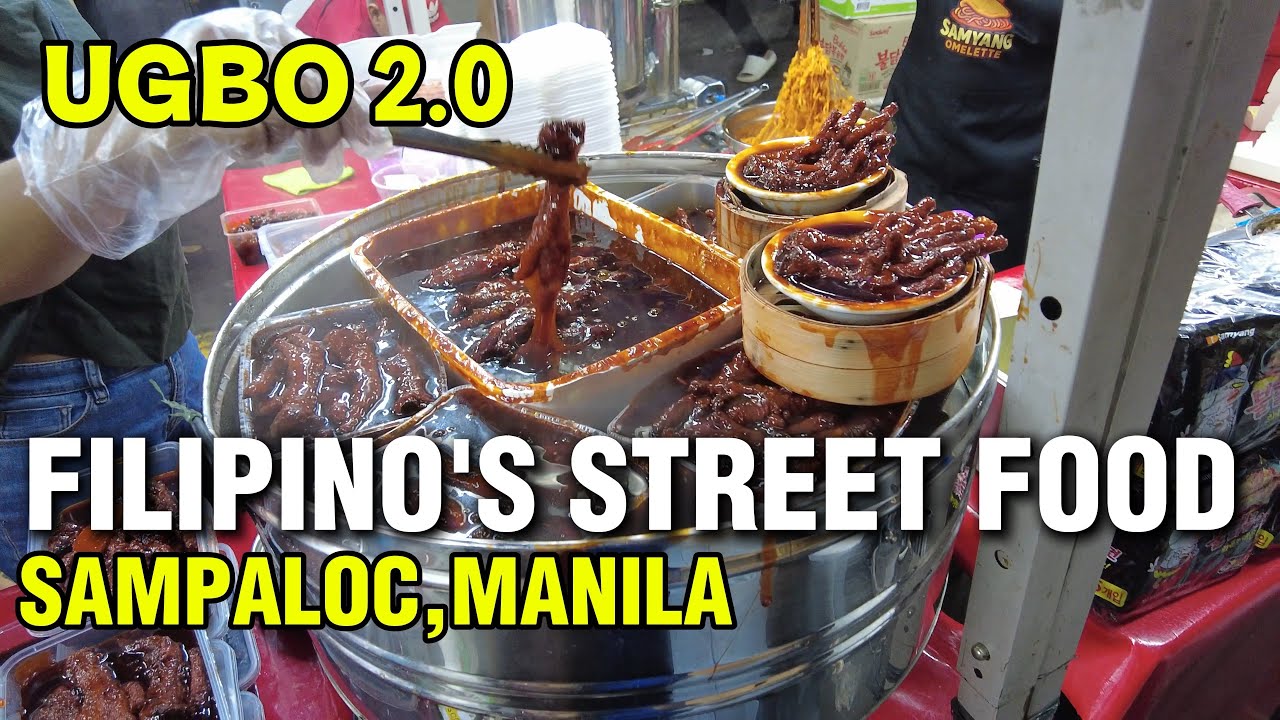 AMAZING!FILIPINOS STREET FOODS NIGHT TOUR in SAMPALOC MANILA CITY PHILIPPINES