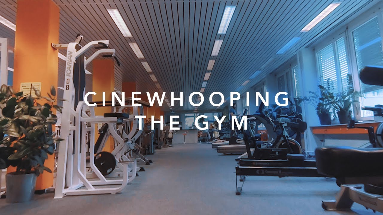 Cinewhoop at the Gym - Drone Tour - Gopro7 on Megabee
