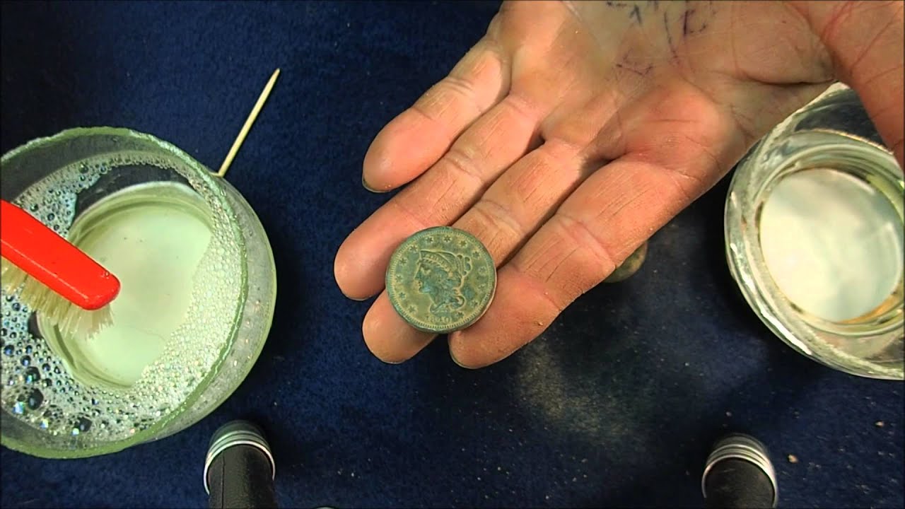 Metal Detecting Hack: How To Clean (or ruin) Copper Coins