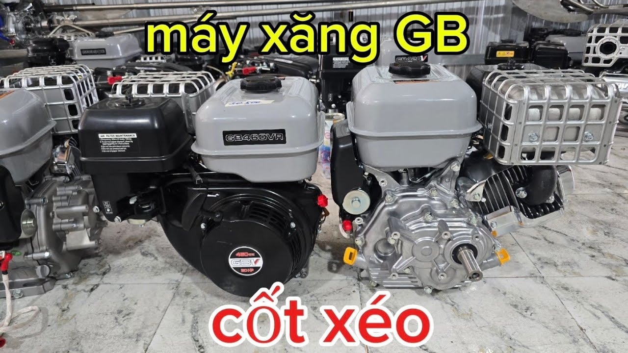 Máy xăng GB cốt xéo 14hp 18hp 20hp 23hp đời mới 2026 sdt 0857548203 ngày 24/2/2026