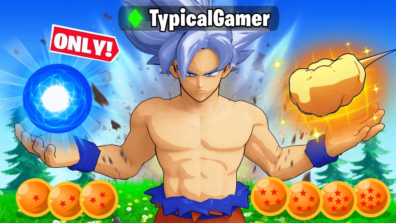 The *KAMEHAMEHA* ONLY Challenge in Fortnite!