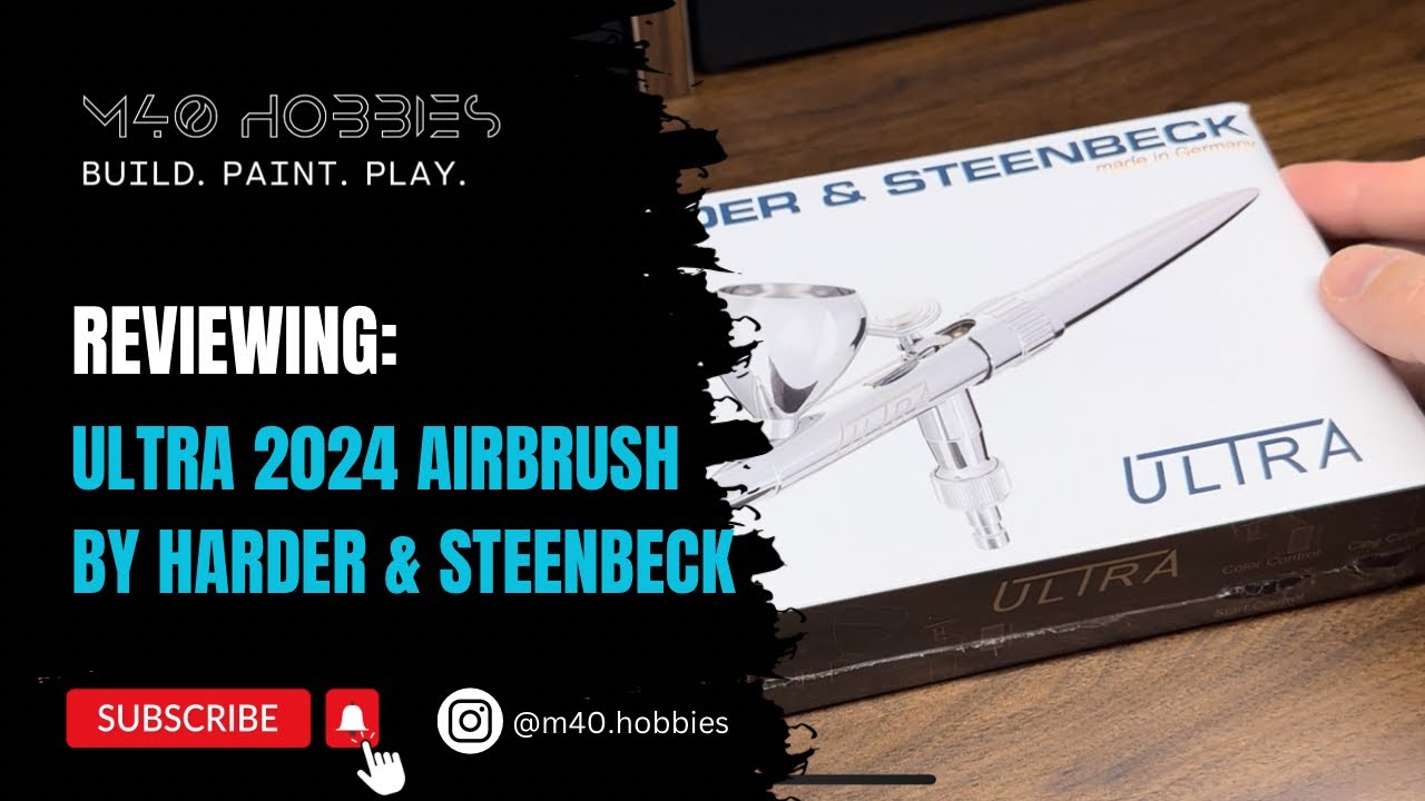 Harder & Steenbeck Ultra 2024 Review and Unboxing: Is it better than a starter kit airbrush?
