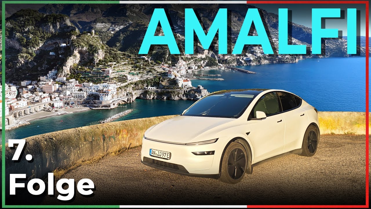 Wir besichtigen Amalfi und Rom im Tesla Model Y Juniper: Sizilien Roadtrip | Folge 7