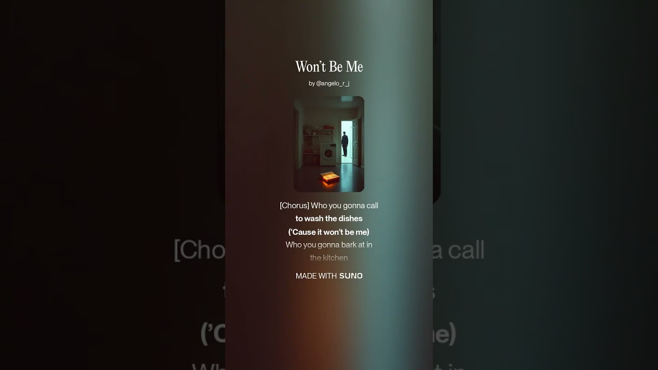 Won't Be Me