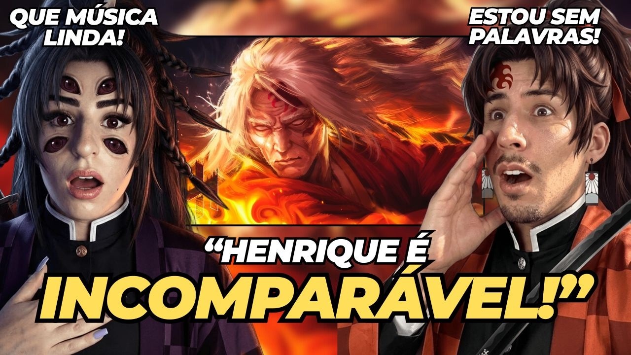 (MELHOR SOM DO YORIICHI?) | Yoriichi (Demon Slayer) - A Canção do Sol | Henrique Mendonça | REACT