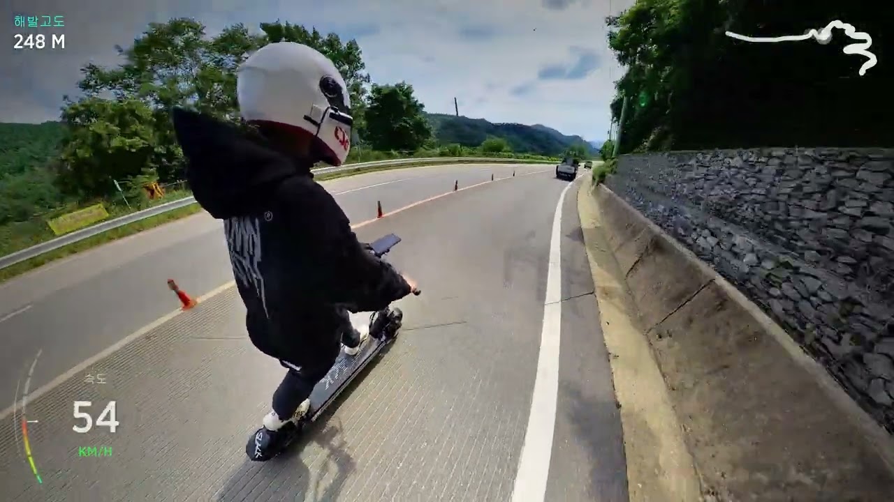 Slack Core 920R 1220 of 1220 driving test mountain climbing uphill E scooter riding