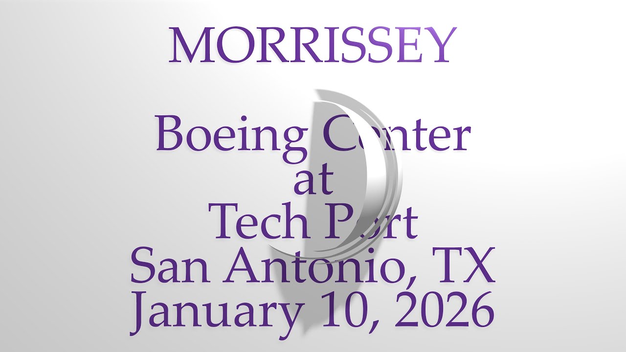 Morrissey (4k live) San Antonio, TX 01-10-2026 Timecodes