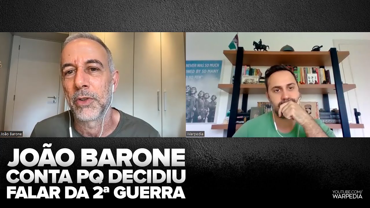 [Cortes do Warpedia] João Barone conta como e porque decidiu criar conteúdo sobre a guerra
