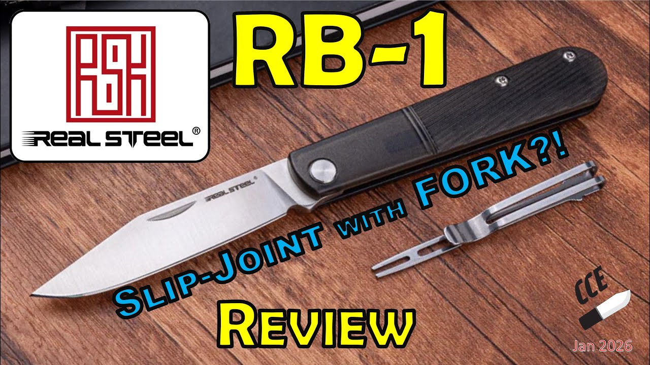 Real Steel Knives RB-1 #slipjoint #barlow #budgetknifereview