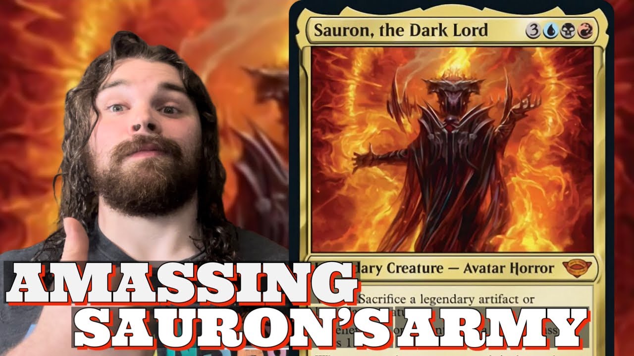 Sauron, the Dark Lord | full EDH Deck Tech | Magic The Gathering LOTR