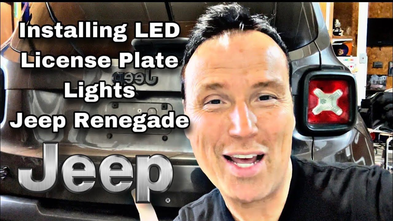 Как заменить лампу подсветки номерного знака Jeep Renegade
