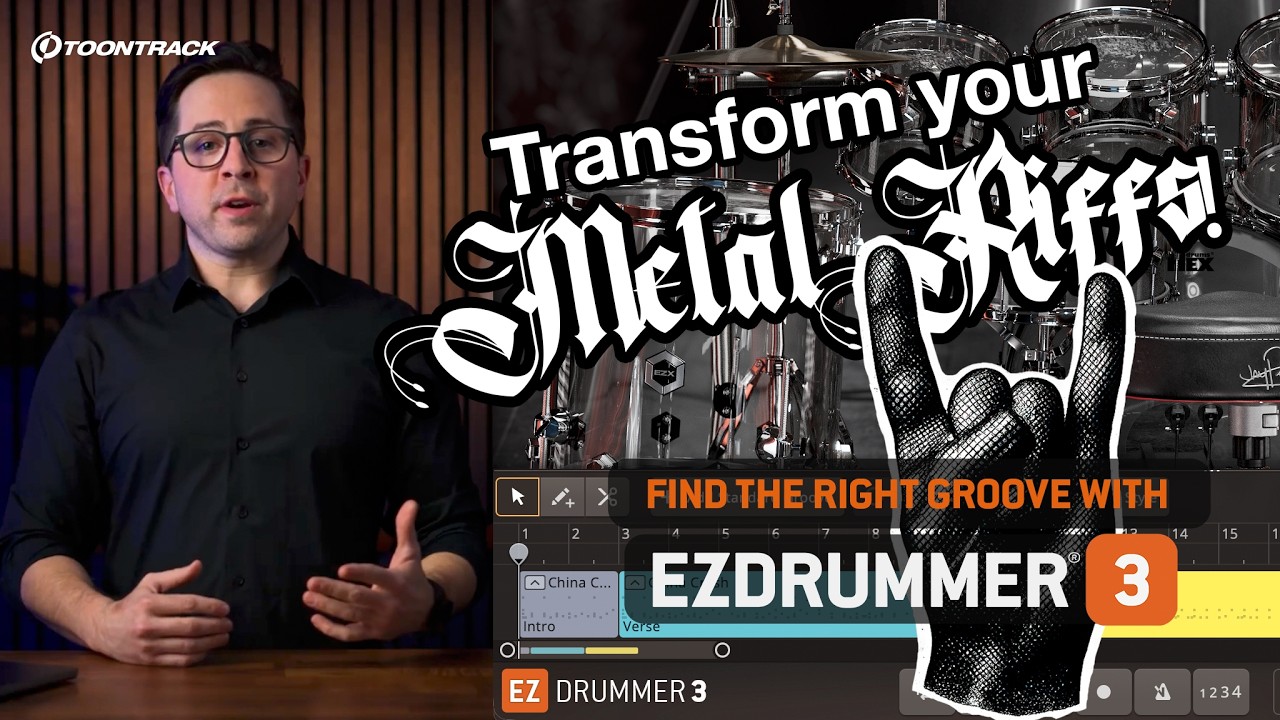 How Drum Grooves Change a Metal Riff | Find the Right Groove with EZdrummer 3