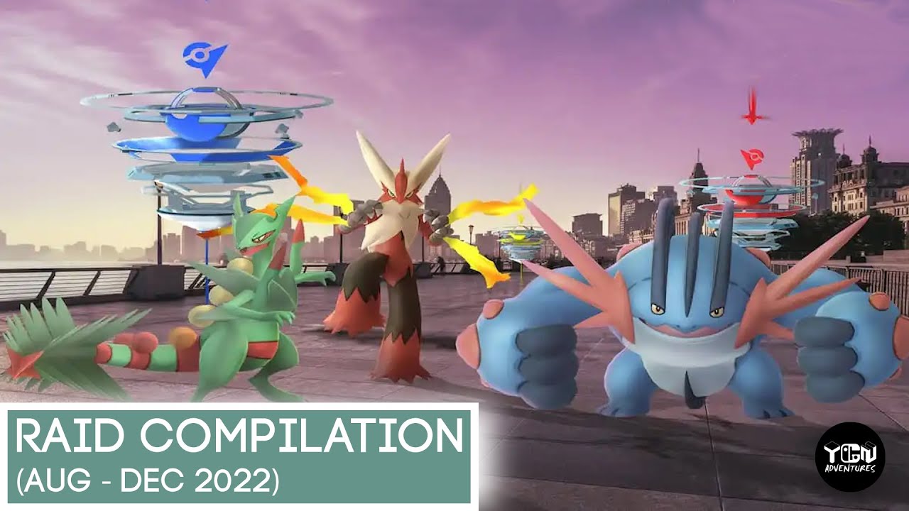 POKÉMON GO RAID COMPILATION WINTER 2022 (AUG - DEC 2022)