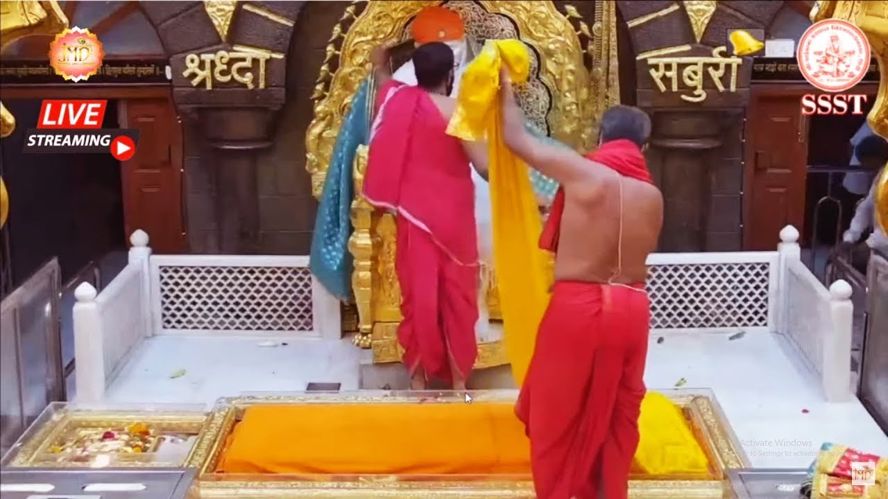 Live ,Shej Aarti I Shirdi Sai Baba Samadhi Temple I Sai Baba Live Aarti | Sai Mandir | Sai Baba Song