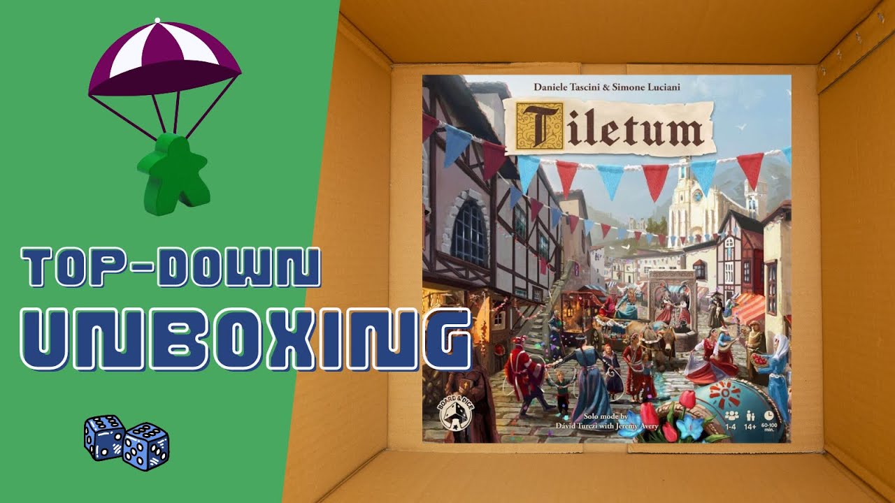 Tiletum Board Game Unboxing