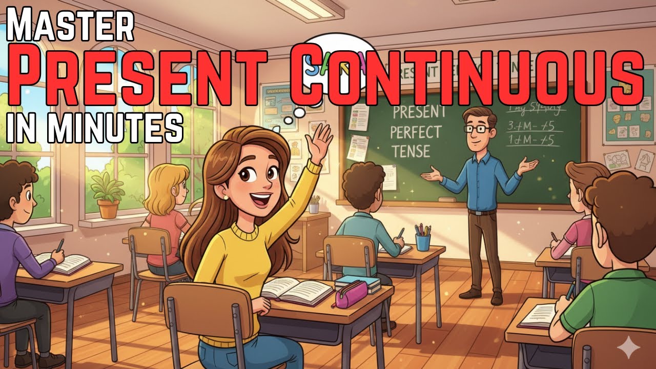 Present Continuous Made Easy — Learn Real English Today!