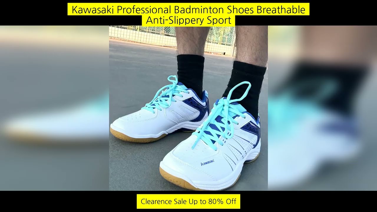 Kawasaki Professional Badminton Shoes Breathable Anti-Slippery Sport Shoes