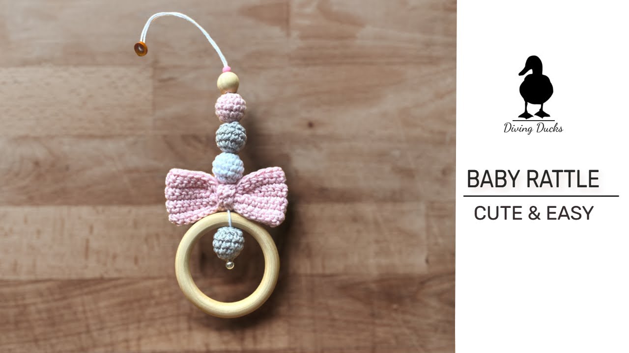 Учебник по вязанию крючком кольца EASY Baby Rattle Ring