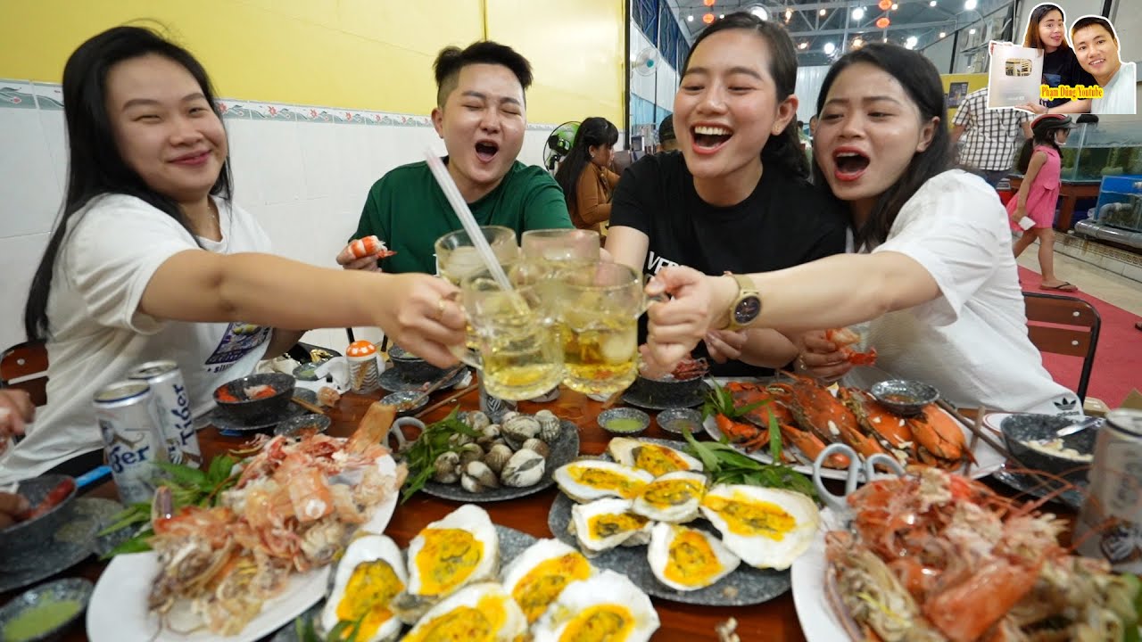Về đất Mũi Cà Mau gặp Ánh Kua ăn Hải sản tươi sống Mừng 1 Triệu Người đăng kí