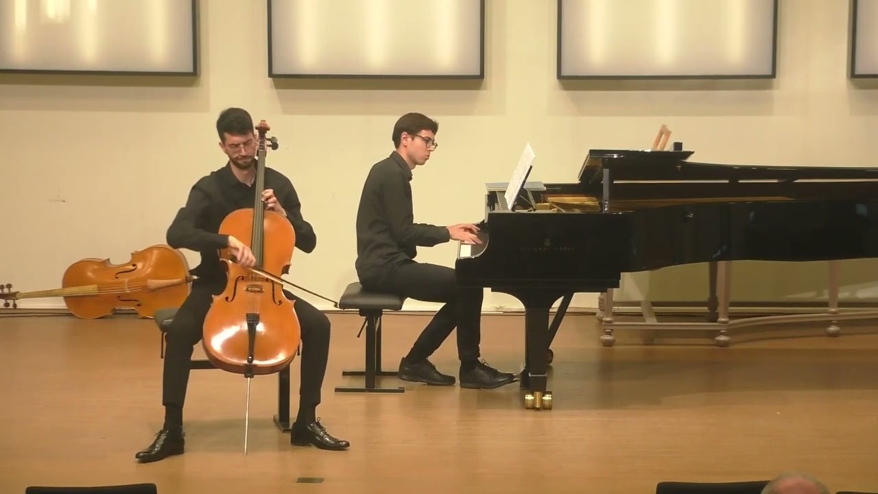 Schumann: from the F&uuml;nf St&uuml;cke im Volkston, II. Langsam - Daniele Lorefice, violoncello