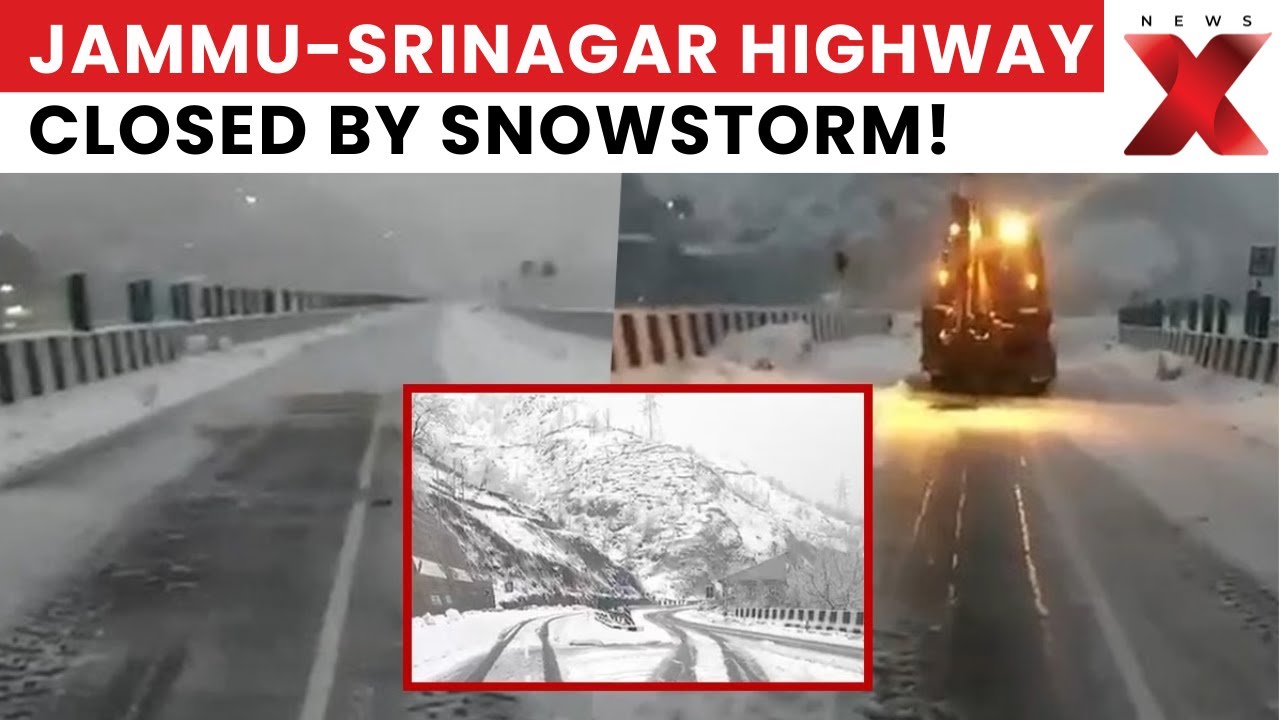 Jammu Kashmir Snowstorm: Snowfall Shuts Jammu-Srinagar Highway, Flights Cancelled In Kashmir!