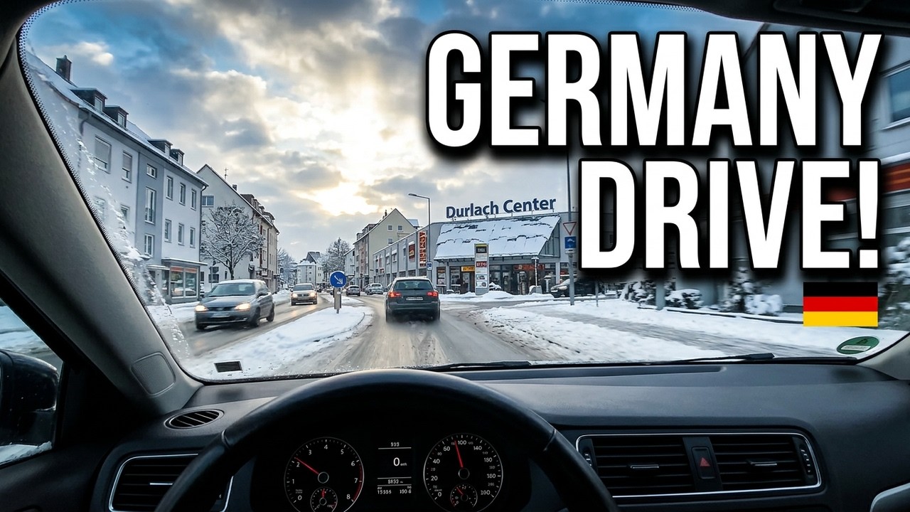 Germany Dashcam &ndash; Karlsruhe Richtung Durlach Center